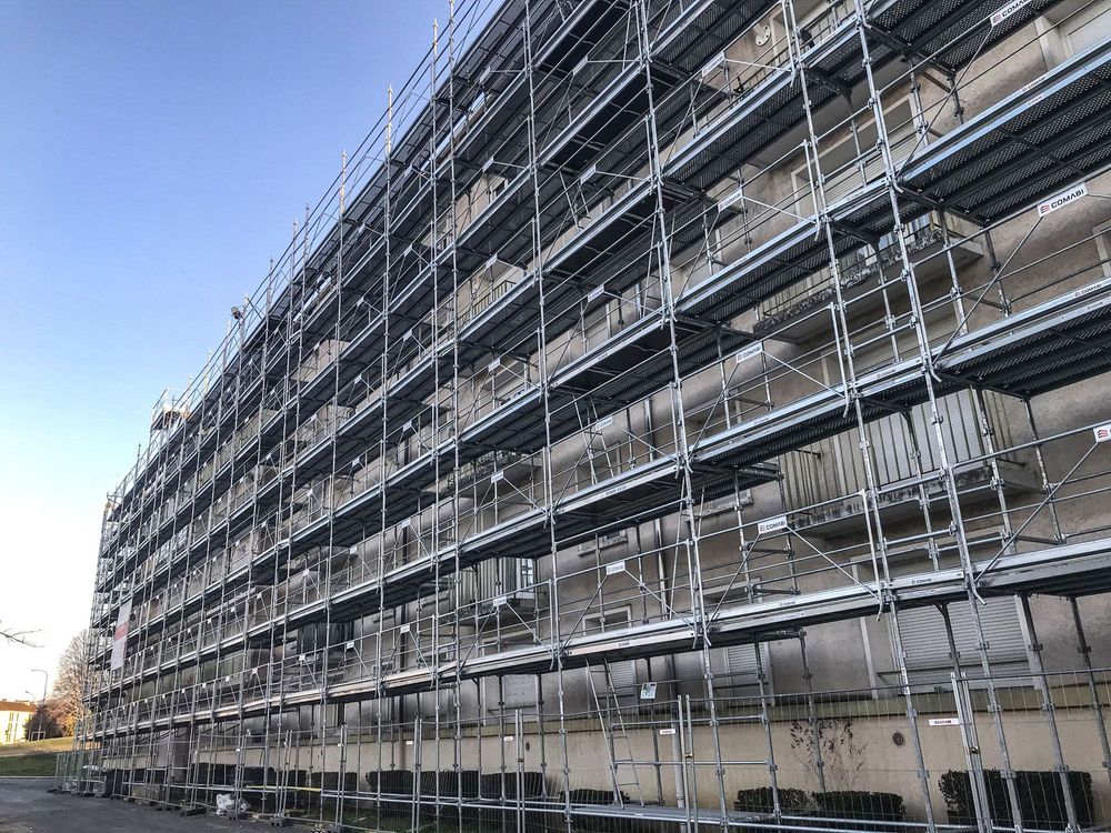 Fixed scaffolding
